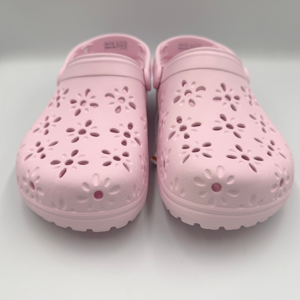 Crocs Classic Floral Cut Out Clog M4/W6 Pink 210927-6ZW **NEW** - Picture 11 of 15